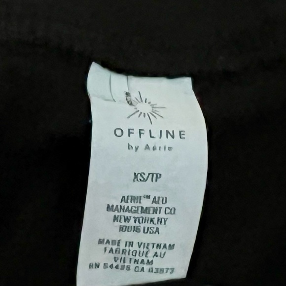 Aerie Offline OG Regular Fit Legging Black Size XS - Picture 4 of 7